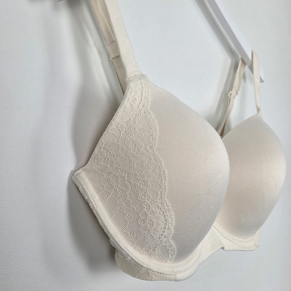 Secret Treasures Underwire Bra Ivory Cream Off White 38DDD - Picture 2 of 8